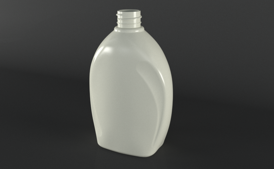 طراحی سه بعدی بطری مایع